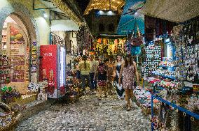 Mostar, tourists, souvenirs