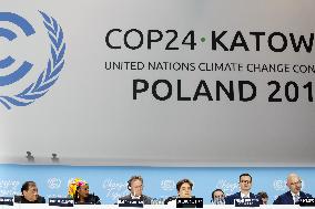 Mateusz Morawiecki Patricia Espinosa Hindou Oumarou Ibrahim COP 24