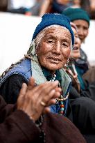 Ladakhi woman, Ladakh, Kashmir, India