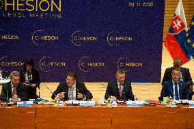 Gunther Oettinger, Maros Sefcovic, Peter Pellegrini, Richard Rasi