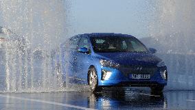 electric car, test circuit, driving course