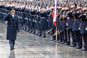 Jan Kase, Prague Castle, ceremonial event marking 100 years of Castle Guard