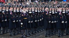 Prague Castle, ceremonial event marking 100 years of Castle Guard