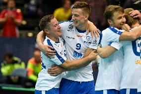 Finnish team celebrate victory