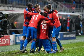 Soccer players of Viktoria Plzen