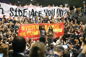 Activists protest COP 24