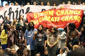 Activists protest COP 24