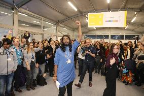 Activists protest COP 24