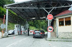 Scepan Polje/Hum border crossing Montenegro - Bosnia and Herzegovina, MNE-BIH