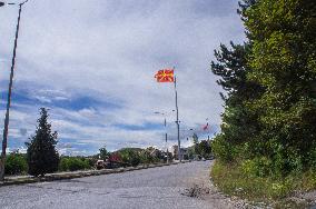 Kjafasan/Qafe Thane border crossing, Macedonia - Albania, MK-ALB
