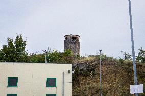 Muriqan/Sukobin border crossing Albania - Montenegro, ALB-MNE, the concrete bunker