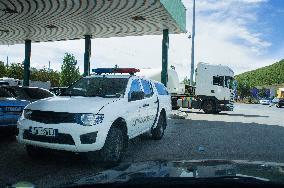 Qafe Thane/Kjafasan border crossing, Macedonia - Albania, MK-ALB, The Export Control and Related Border Security (EXBS) Program car