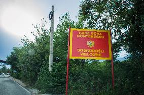 Muriqan/Sukobin border crossing Albania - Montenegro, ALB-MNE