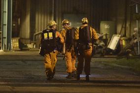 methane explosion in the Dul CSM coal mine, rescue work, mining rescuers