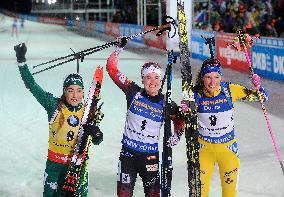 Dorothea Wierer, Marte Olsbu Roiseland, Hanna Oberg