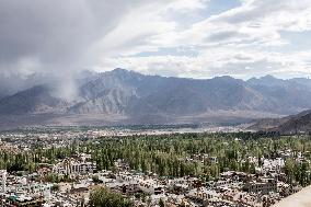city, Leh, Himalayas, mountains, Ladakh, Kashmir, India