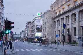 Sarajevo, the Central Bank of Bosnia and Herzegovina, Skoda Kodiaq ad, advert, logo