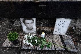 Jan Palach's grave at Prague's Olsany cemetery