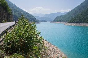 Mratinje Dam, Piva River, Lake Piva (Pivsko jezero)