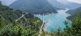 Mratinje Dam, Piva River, Lake Piva (Pivsko jezero)