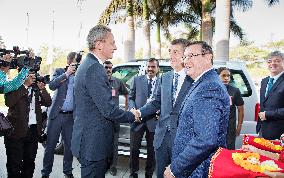 Andrej Babis, Christian Strube, Bohdan Wojnar, Volkswagen Group India Technology Center