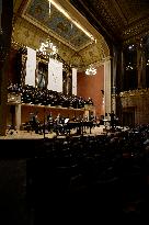 a concert in honour of Jan Palach, Poselstvi (Message) composition by Jan Hanus