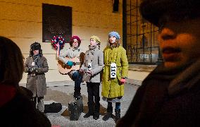 theatre performance performing six Holocaust stories from Memory of Nation collection