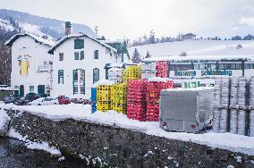 Schladming Brewery, Brauerei Schladming, Schladminger Beer, winter, snow