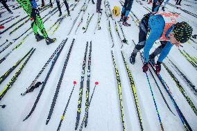 Jizerska 50km ski race, cross country skiing