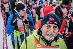 Jizerska 50km ski race, cross country skiing