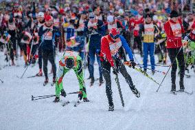 Jizerska 50km ski race, cross country skiing