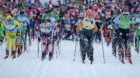 Jizerska 50km ski race, cross country skiing