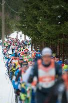 Jizerska 50km ski race, cross country skiing