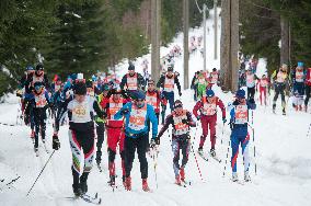 Jizerska 50km ski race, cross country skiing