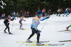 Jizerska 50km ski race, cross country skiing