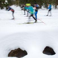 Jizerska 50km ski race, cross country skiing