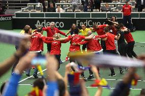 Romanian Team celebrates a victory