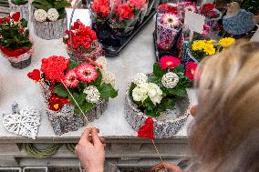 Valentine's Day, flower shop