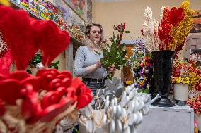 Valentine's Day, flower shop