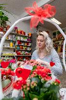 Valentine's Day, flower shop