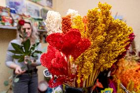 Valentine's Day, flower shop