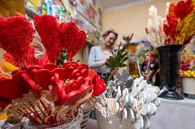 Valentine's Day, flower shop