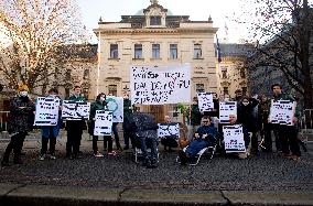 Friends of the Earth (Hnuti Duha) organisation meeting, protest, happening