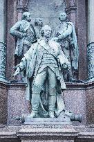 statue of Josef Wenzel Lorenz 4. Furst von Liechtenstein, Maria Theresia Monument