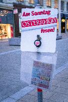 Austrian daily newspaper OSTERREICH, coin newspaper self service stand