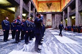 Czech Army, lineup and awarding of Czech soldiers