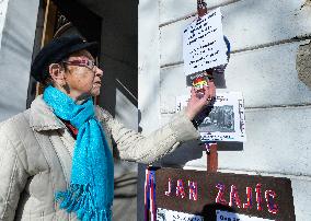 meeting in memory of student Jan Zajic, Jirina Siklova