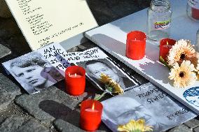 meeting in memory of student Jan Zajic