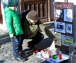 meeting in memory of student Jan Zajic