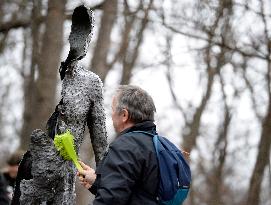 Anti-Stalin happening, Memorial to the victims of Communism in Prague